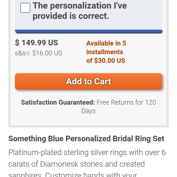 Size 5 Bradford Exchange Bridal Set - Picture 9 of 10